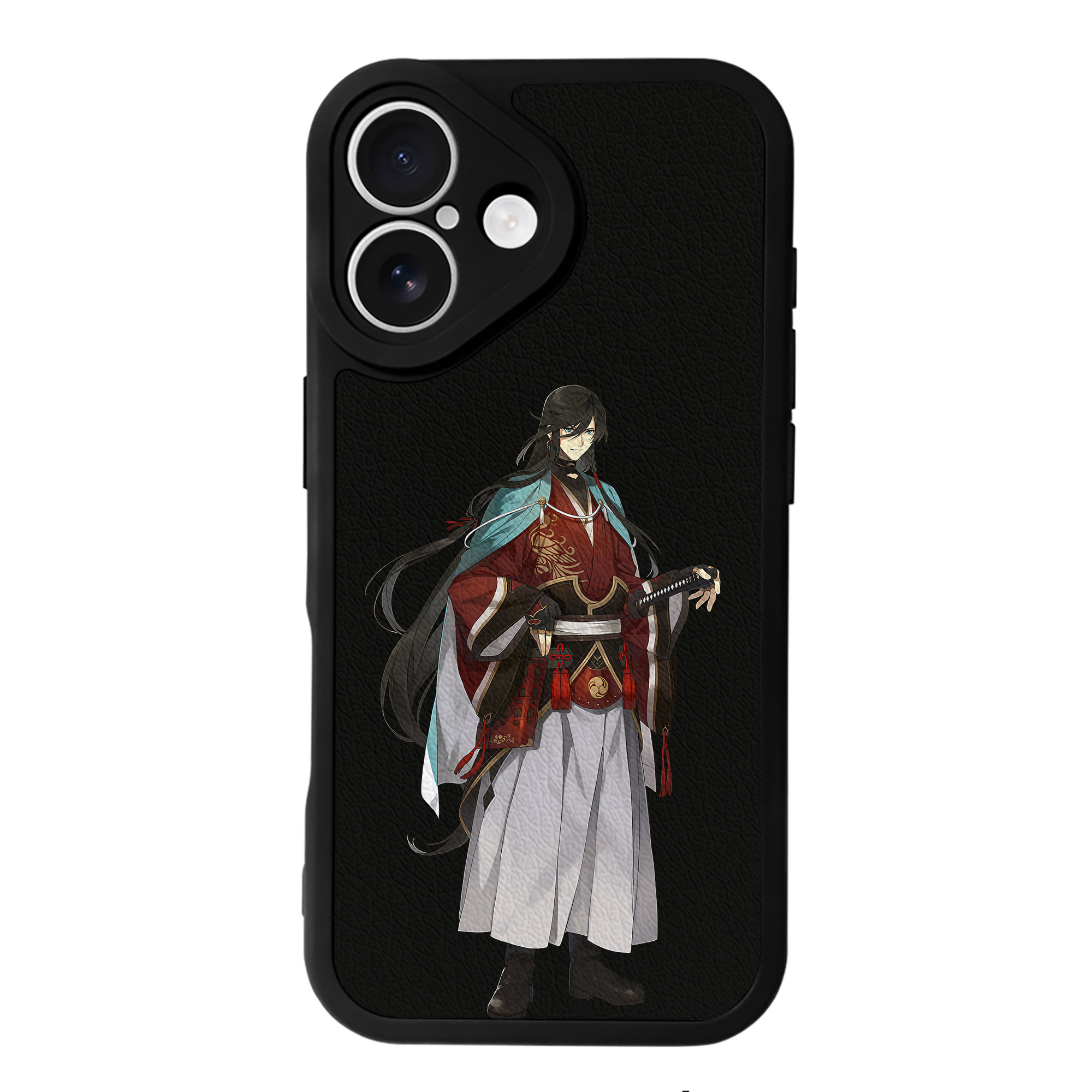 （画像用） 刀剣乱舞 Touken Ranbu 【iPhone 16シリーズ対応】シリコンスマホケース（レザー調） 材質：シリコン